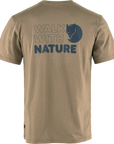 suede brown round neck t-shirt with arctic fox logo