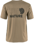 suede brown round neck t-shirt with arctic fox logo