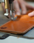 engraving of leather card holder