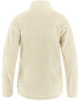 Beige fleece jacket on a white background