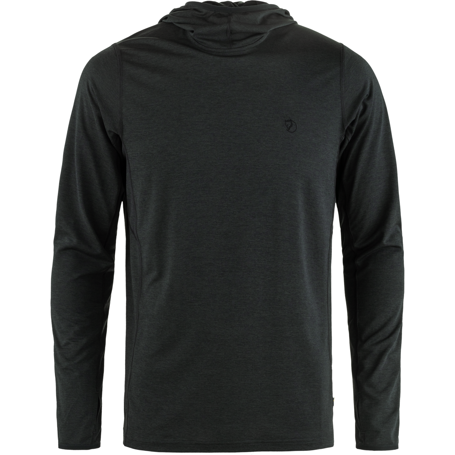 Men&#39;s Abisko Sun Hoodie in Black - Lightweight, Breathable Outdoor Layer by Fjällräven