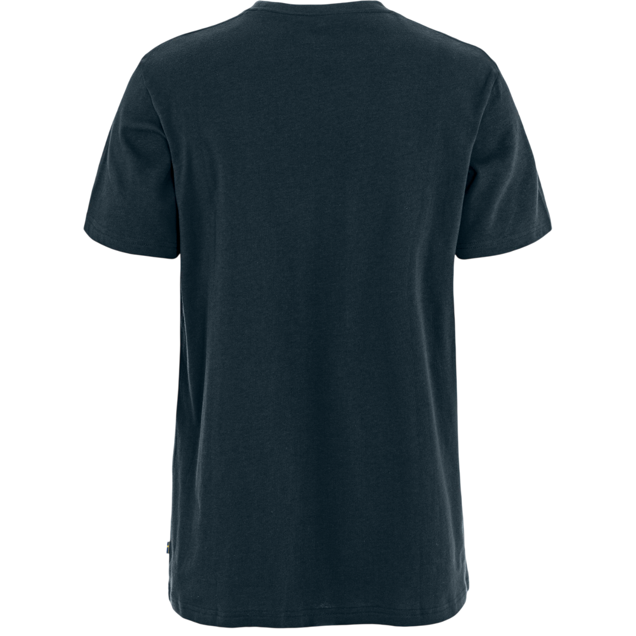 Black t-shirt on a white background