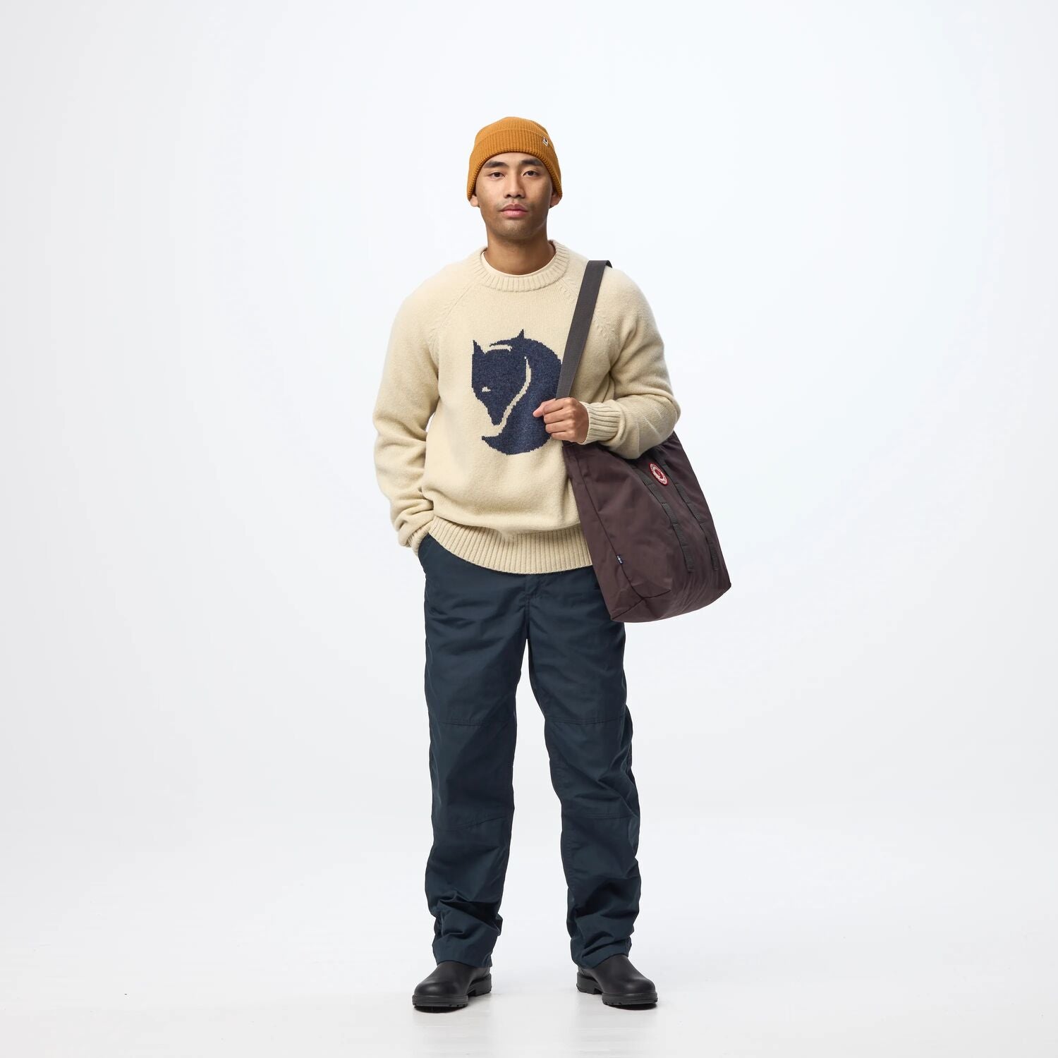 Fjällräven Logo Knit Sweater M