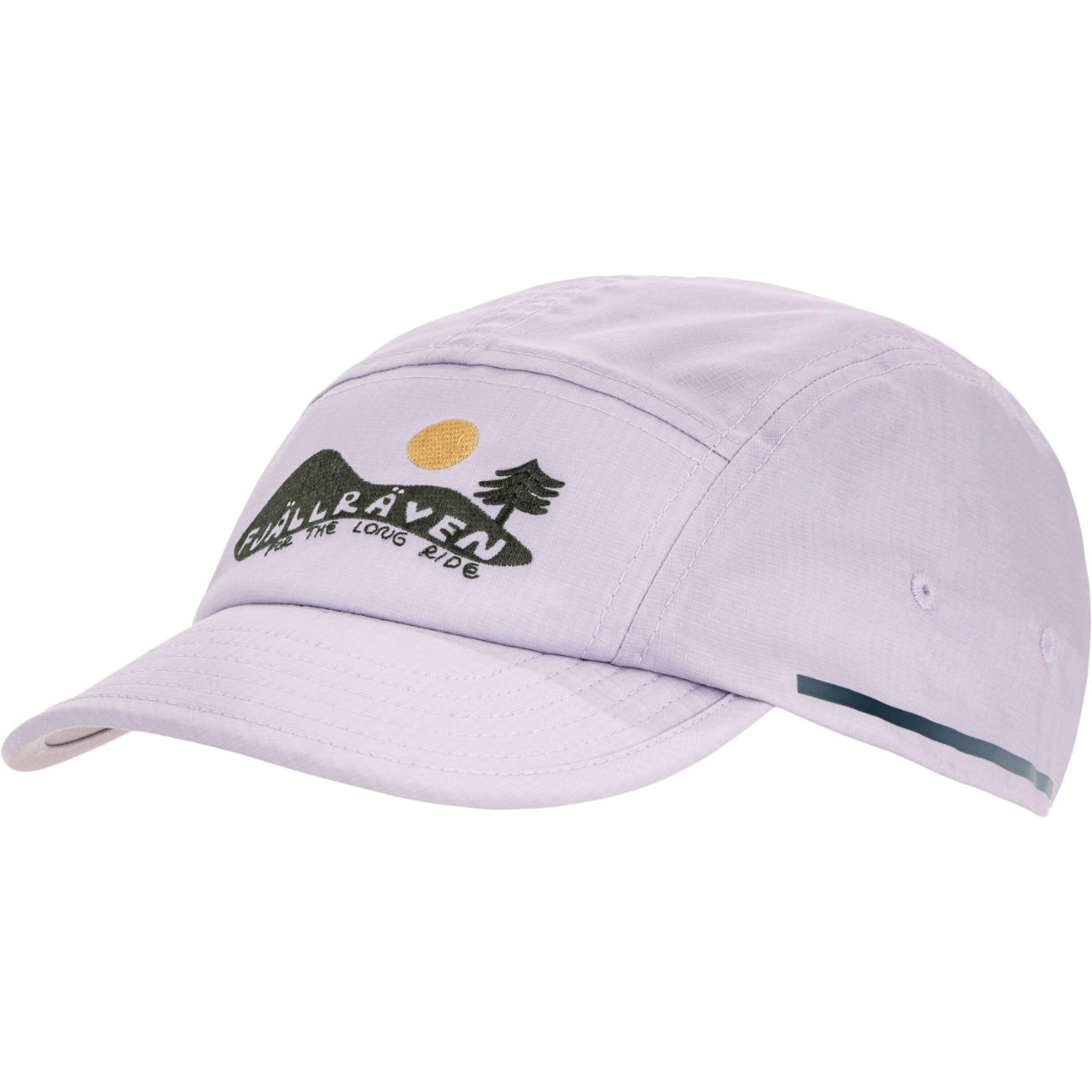 Light gray cap with a logo on a white background