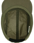 Green cap with mesh back on a white background