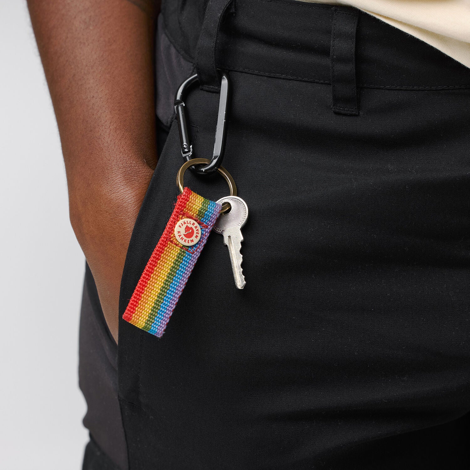 Kånken Rainbow Keyring – Colourful Keychain | Fjällräven
