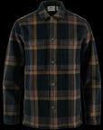 dark navy-wood brown