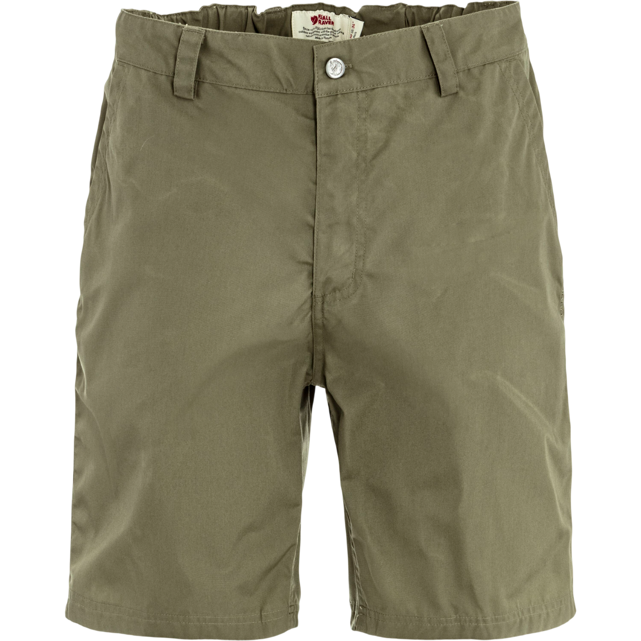 Green shorts on a white background