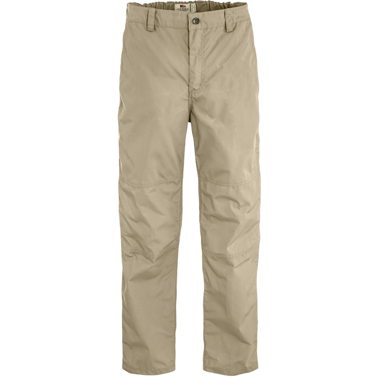 Beige pants on a white background