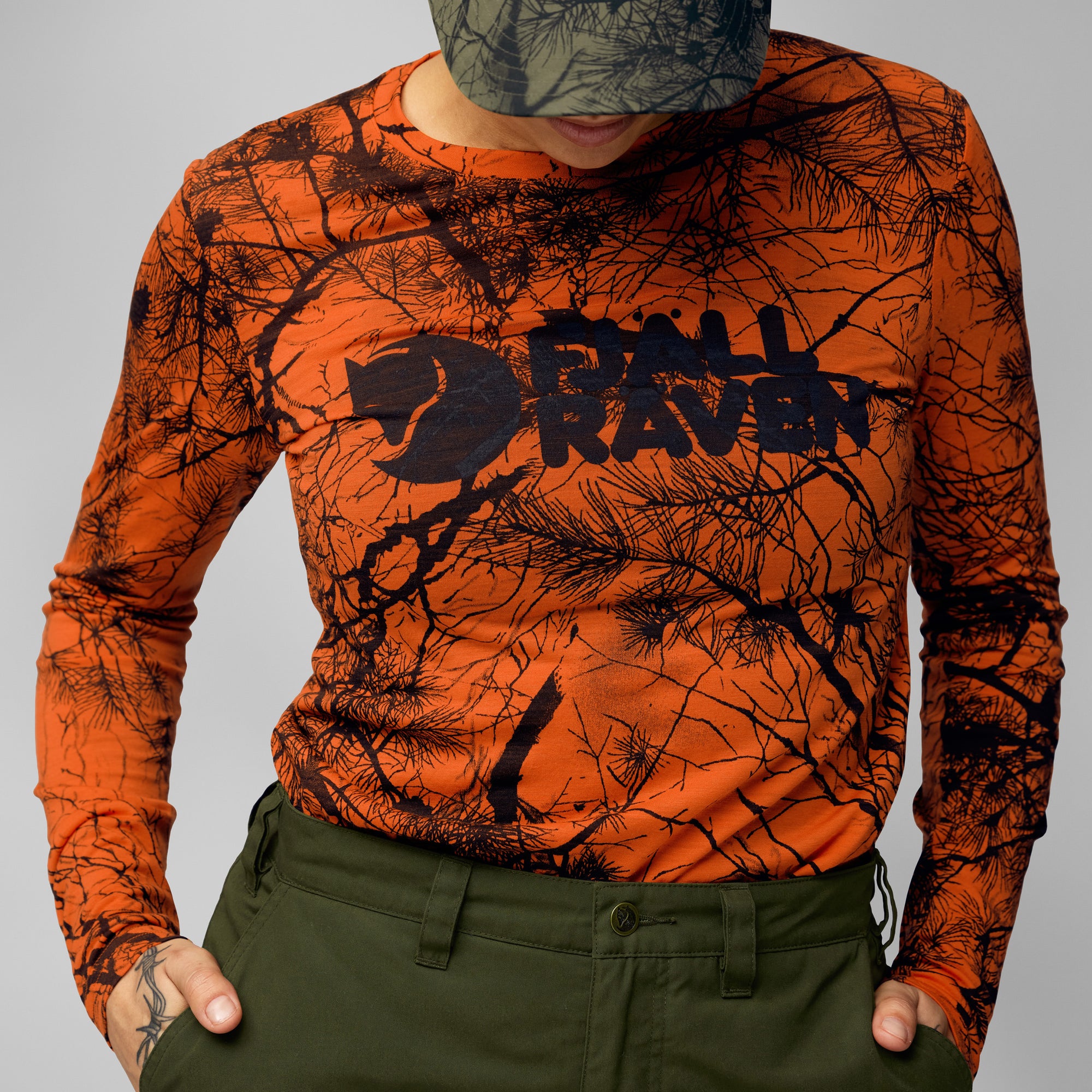 orange multi camo