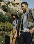 couple on a trekking trip 
