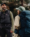couple trekking the mountains