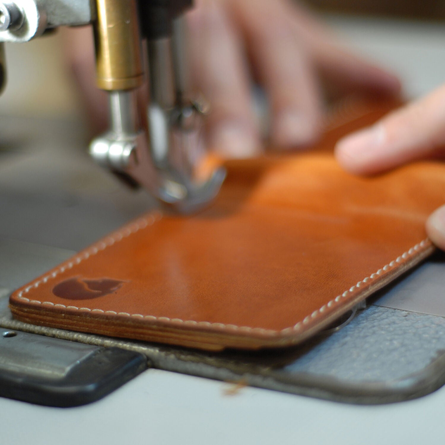 engraving of leather card holder